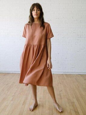 Tradlands Nico Dress in Cameo XS